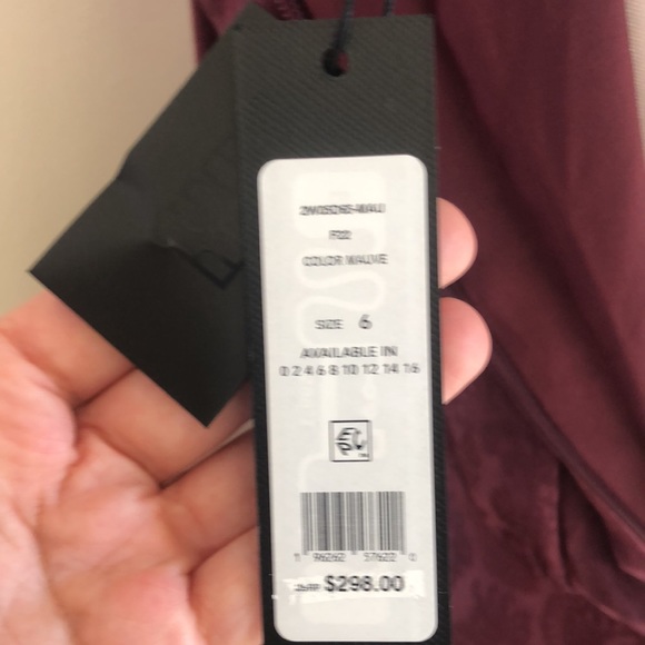 NWT BCBGMAXAZARIA FULLY LINED JEWEL TONED DRESS - Picture 7 of 9